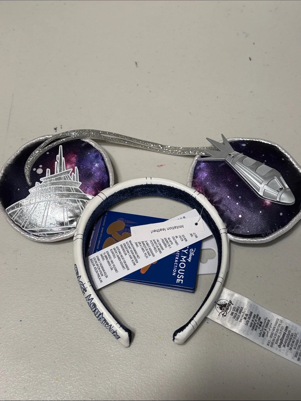 Disney Galaxy Rocket Ear Headband - Purple & Silver